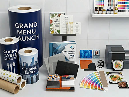 Printed marketing materials
